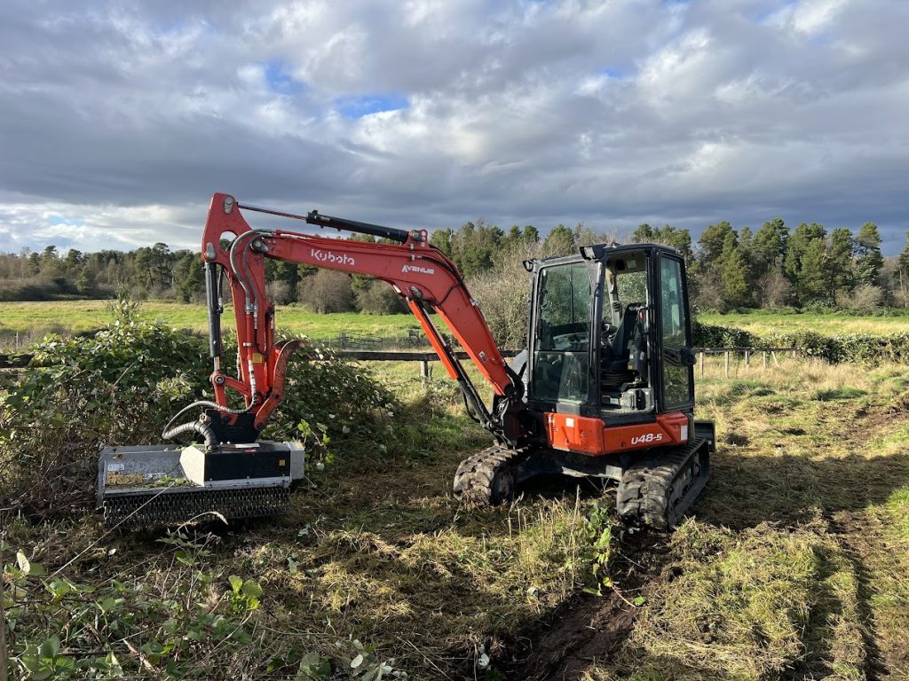 Flail mowing